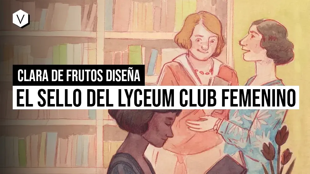 Clara de Frutos diseña el sello del centenario del Lyceum Club Femenino
