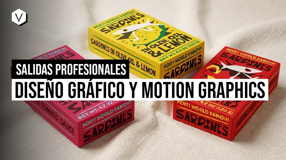 Salidas profesionales del diseño gráfico y motion graphics