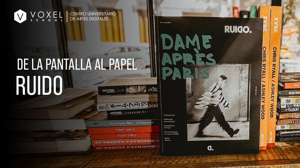 Diseña creando "Ruido", nuevo proyecto editorial de los alumnos de Grado en Diseño Gráfico y Motion Graphics