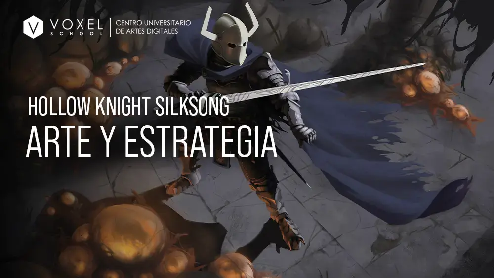 Hollow Knight: Silksong ya disponible – inspiración artística y de marketing para estudiantes de videojuegos en Voxel School