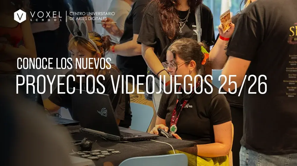 Conoce los proyectos de videojuegos de Voxel School del curso 25/26