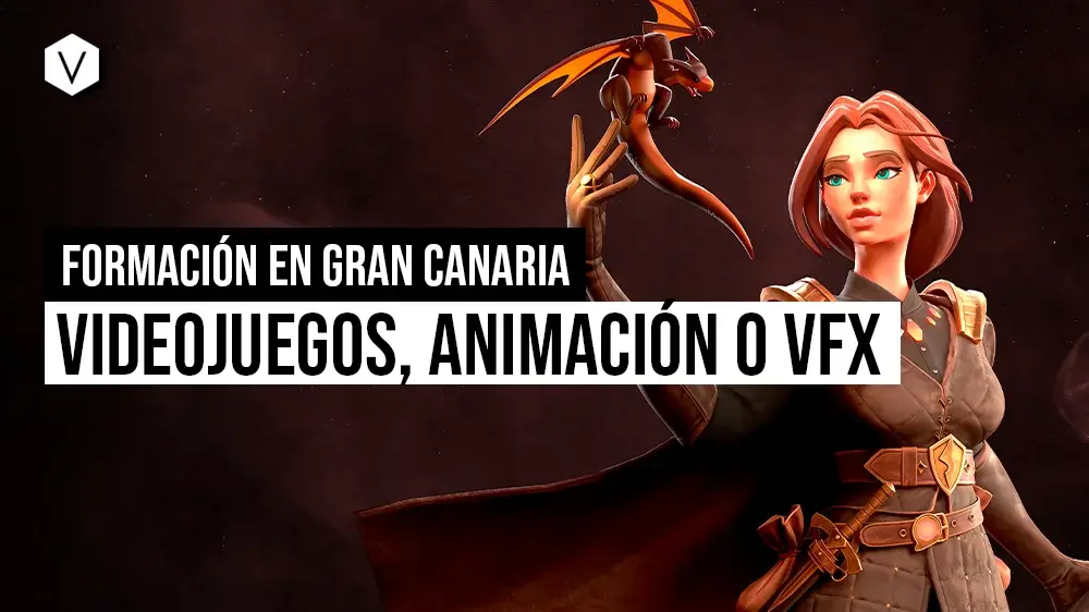 Formación financiada en videojuegos, animación y VFX en Canarias