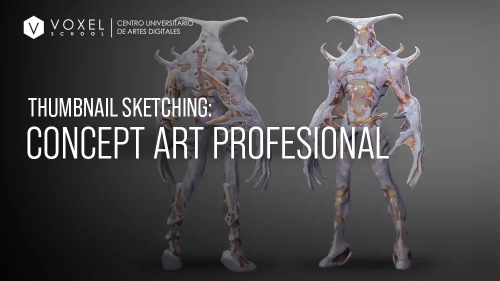 Thumbnail Sketching: cómo generar y filtrar ideas en concept art profesional